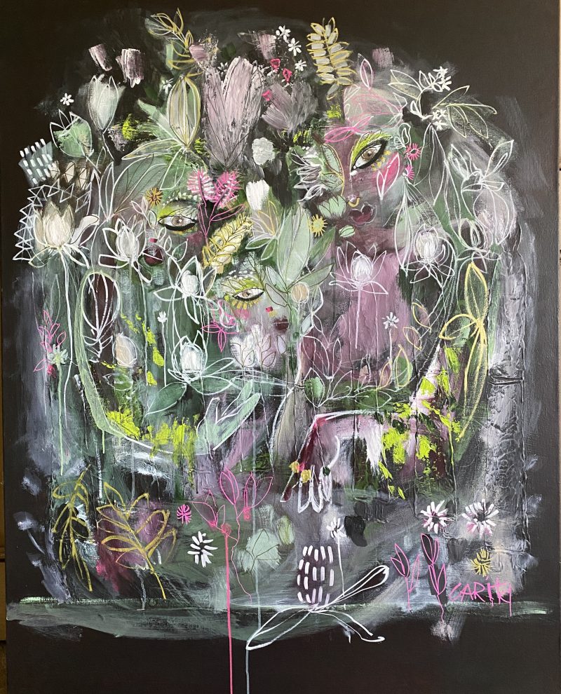 Carita Farrer Spencer Ginger Tonic Thyme Acrylic On Canvas 140 X 110cm 800x990