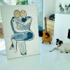 Figurative Art Loving Couple Art Woman Jumping Into Mans Arms Bodyline Xiii Collectors Art