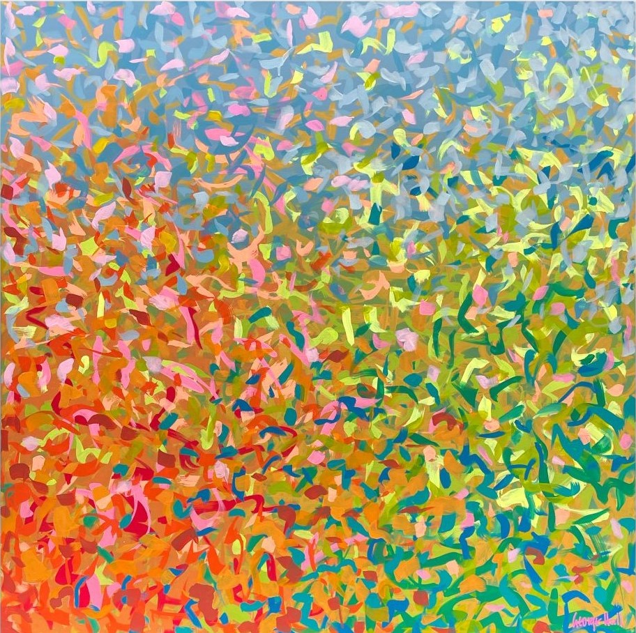 George Hall Art Neon Pond Hung 1024x1024 1