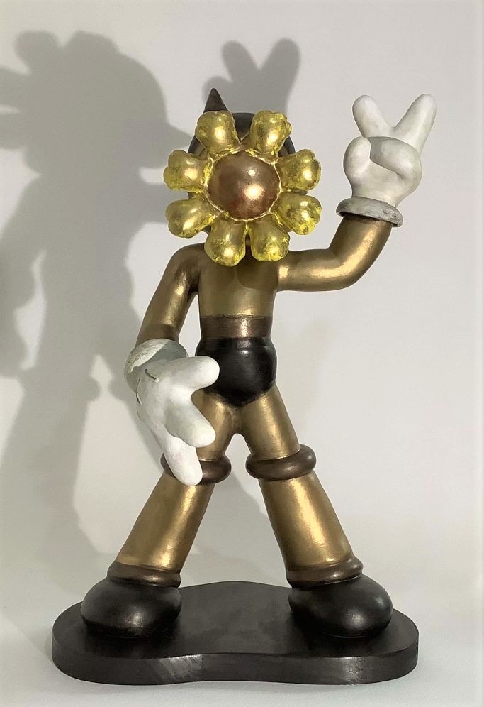 Stephen Baxter Flower Power Person Sculpture H70 X W43 X D25cm Front 717x1024 (1)