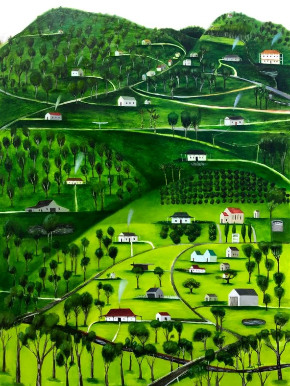 Chilled Hills Landscape Art Kirsten Chambers (1)