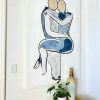 Woman Jumping Into Mans Arms Painting Adelaide Art Studio Bodyline Xiii
