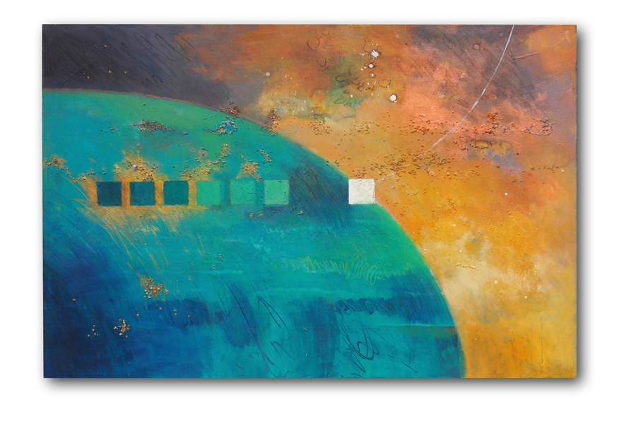 Bronze Horizon On Wall