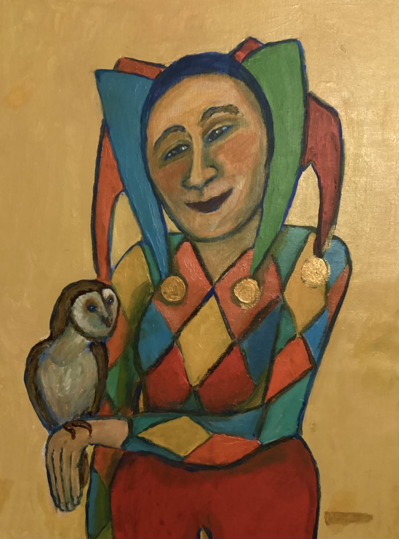 Jester and the owl by