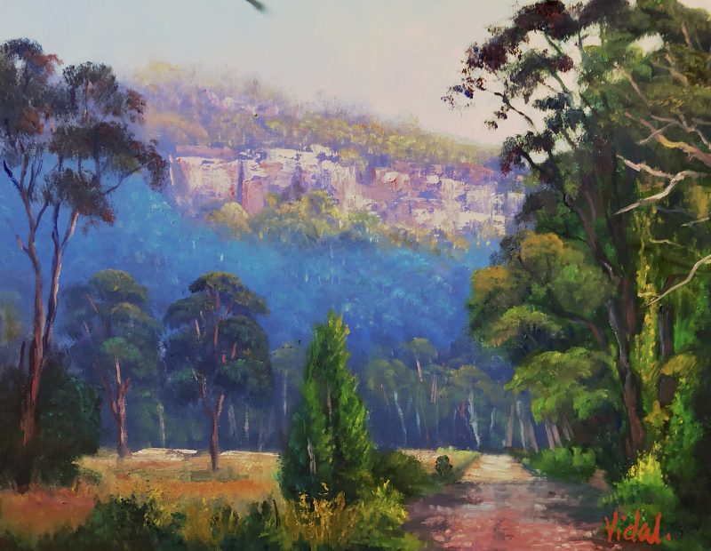 Late afternoon light at Dunville loop, Capertee Valley, NSW