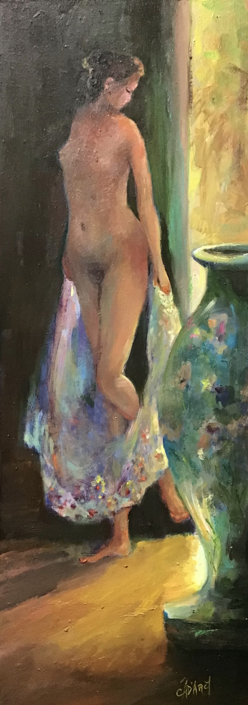 Nude and the Blue Vase
