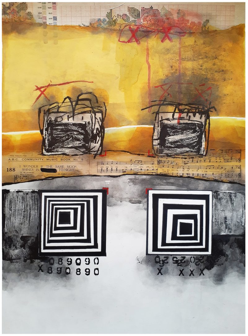 Composition No. 333 Golden Half