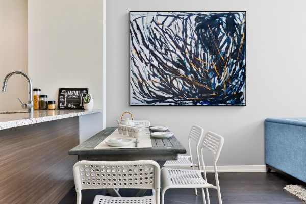 Dining Area With Large Wooden Table (2)