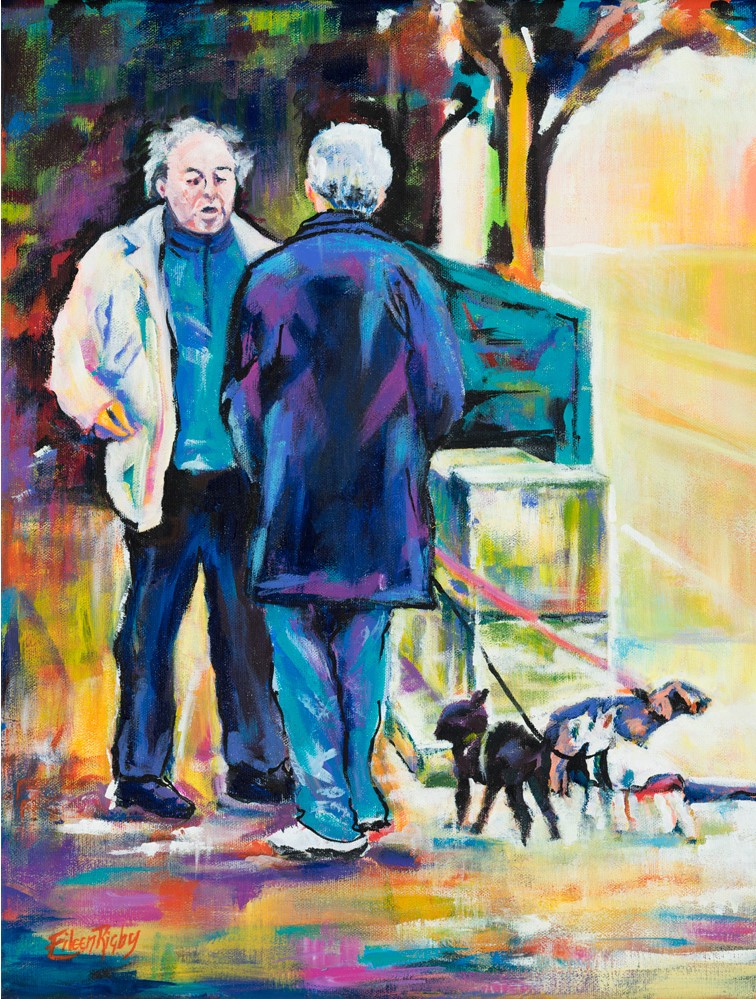 Dogs Out for a Walk By the Seine – No 4  Paris Collection