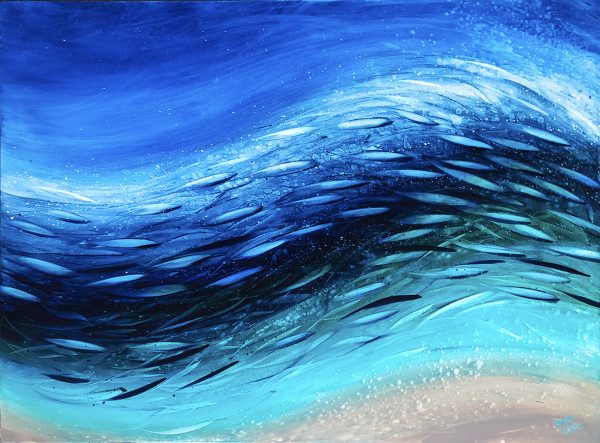 Fish Wave With Sand Lr