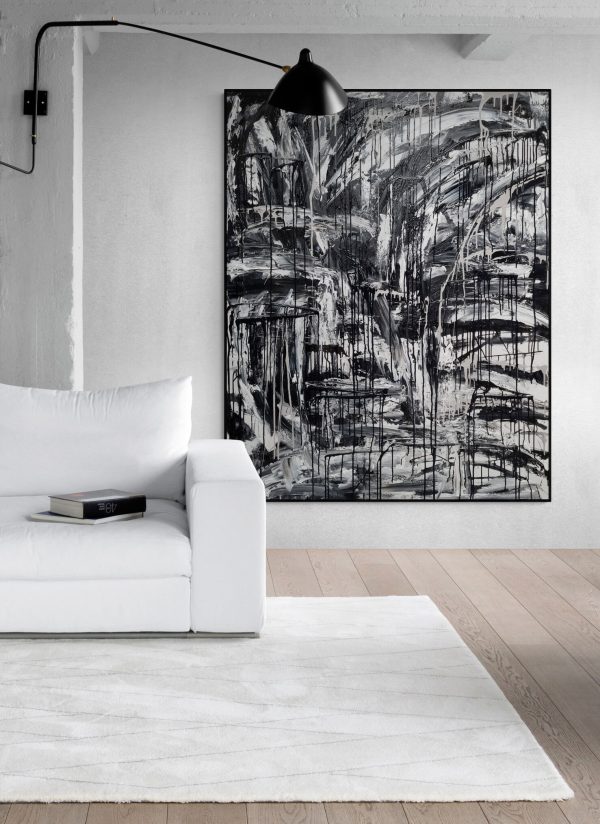 Industrial Style Living Room With Comfy Sofa(5)