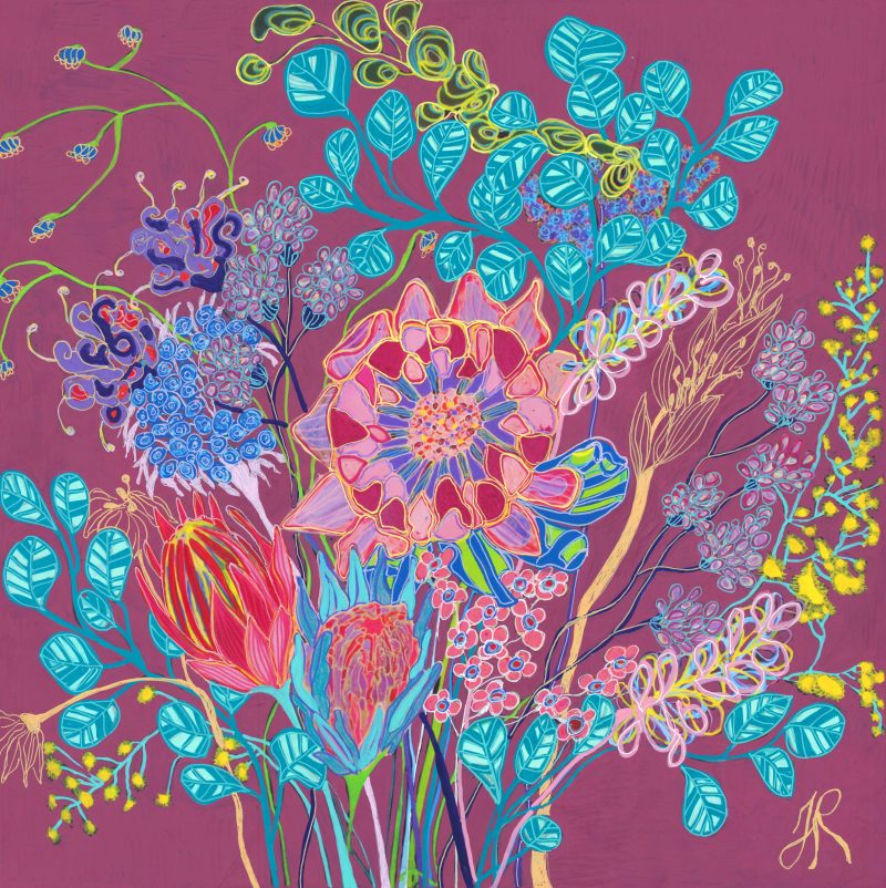 Damask Flowers Australian Natives