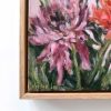 Vickie Liu Dahlia Flower Petal Painting Signature 23x28cm