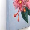 Vickie Liu Small Pink Gum Blossoms In Summer 2 Painting Left Edge