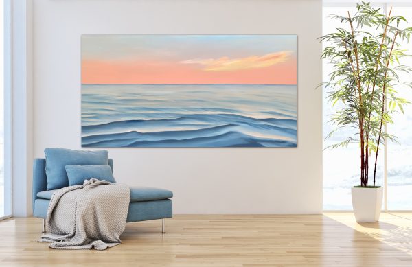 Alanah Jarvis Ocean Painting Light Interior