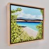 Noosa Little Cove Beach Songbird Designz Deborah Lang Beach Bay Beachscene Canvas Wall Art Contemporary Coastal Hamptons Style 3