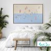 Seaside Home Bedroom Contemporary Painting Soft Colours We Are One Ii Sarah Jane Artist