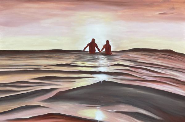 You Me And The Sea Ocean Painting Hoverlay Image Alanah Jarvis