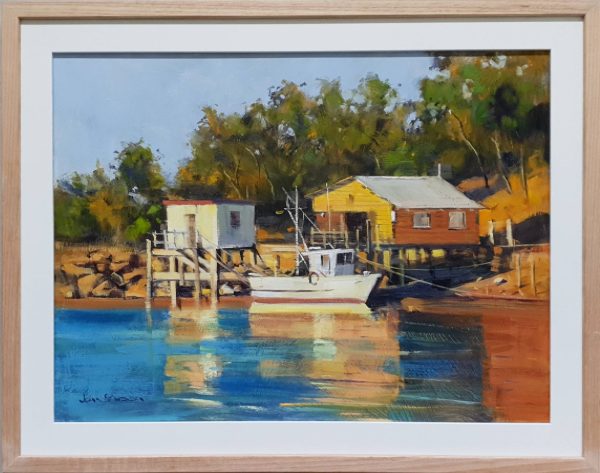 22 Light On The River Framed