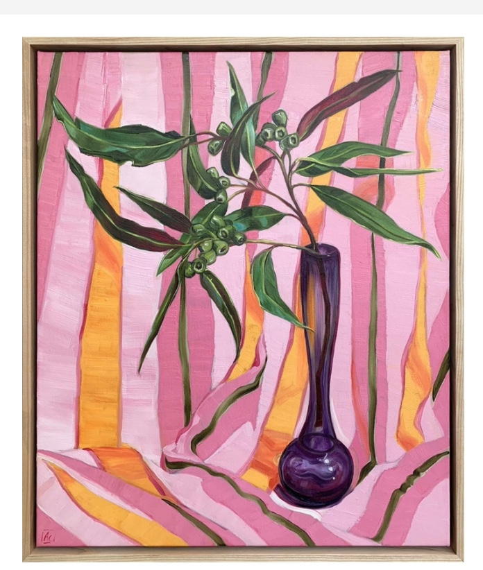 Gumnut Stripes and the Tall Vase (Ltd Ed Print)