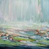 5 Water Lilies No 86, 152x 76 Cm