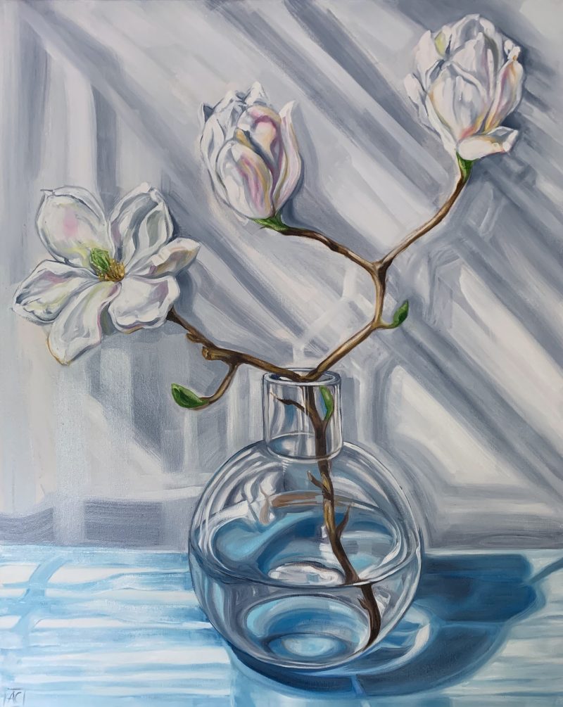 Magnolia Reflections in Blue No 1