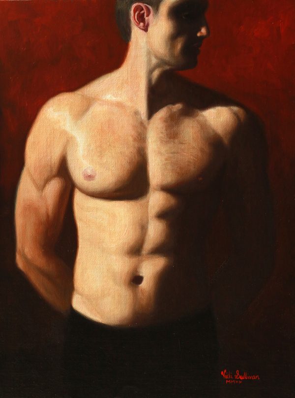 I Am Sparticus Oil On Linen H 40cm X W 30cm 2020