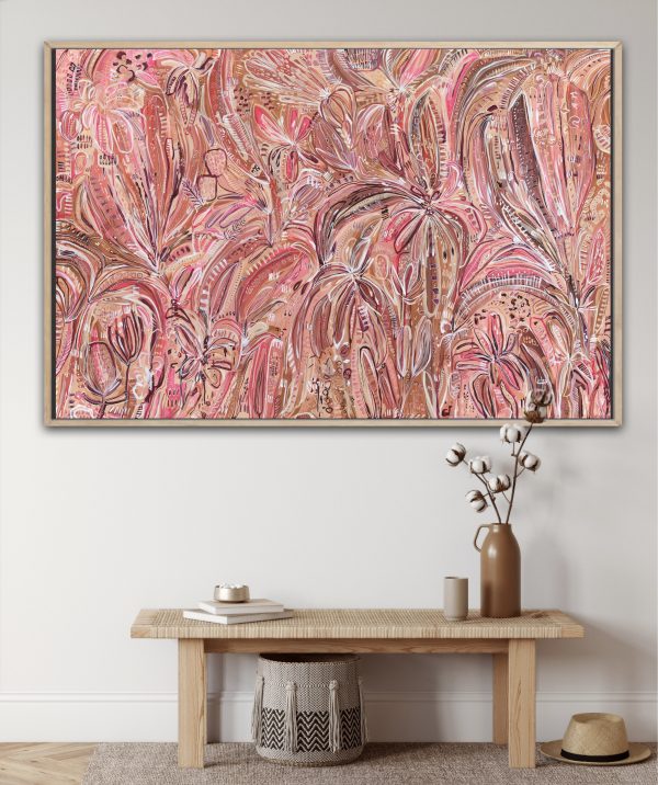 Carley Bourne art for sale - Pink Spice
