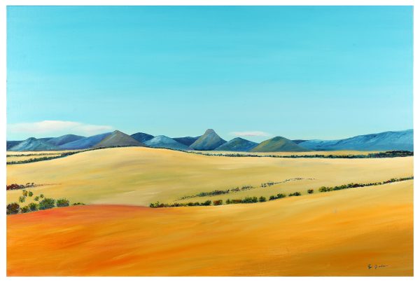 Lyn Graham Galilee Basin 1 Oil On Canvas 60 X 90