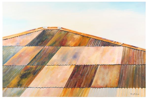 Lyn Graham West End Roof 2 Oil On Linen 90 X 60