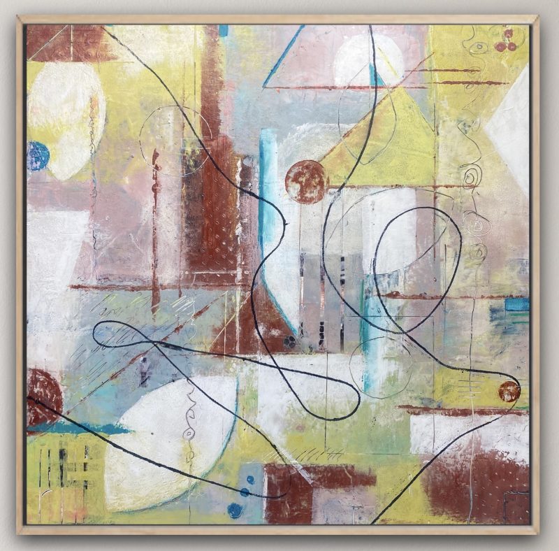 Places and Spaces I – framed in oak