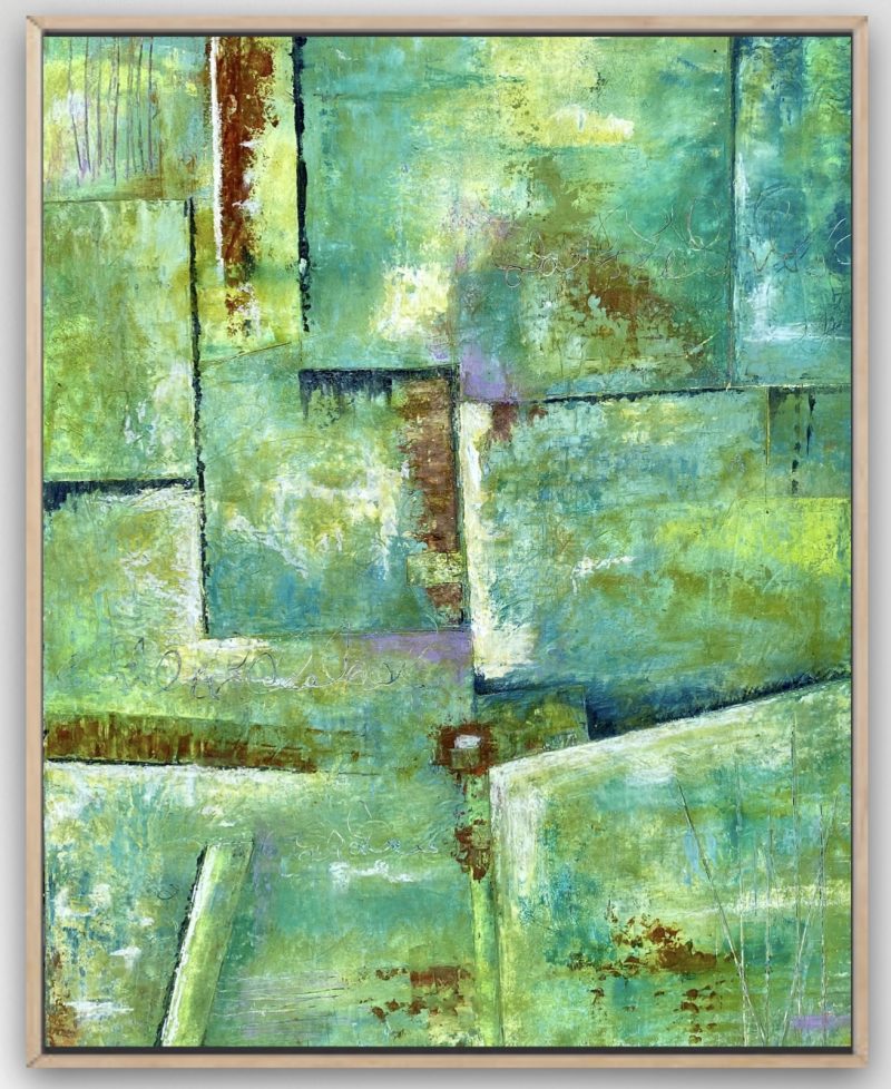 Shattered – framed in oak