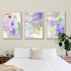 Delphinium Triptych Framed Prints Bernadette Meyers Art Lovers Australia