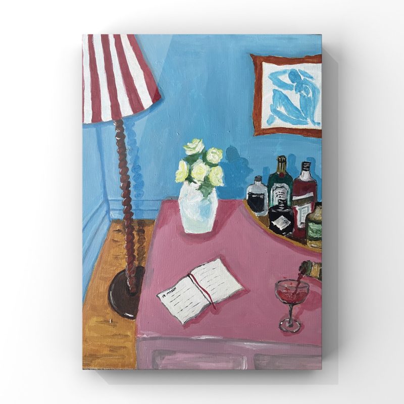 Before falling asleep