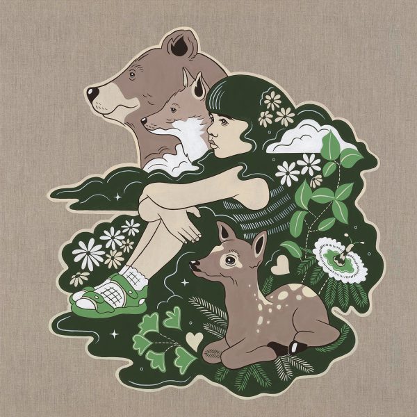 Into The Wild Original Artwork Close Up