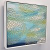 Ocean Textures 2 Songbird Designz Deborah Lang Texture Embossed Ocean Abstract Stretched Canvas Framed Style Contemporary Modern Art 4
