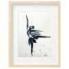 Sydney Artist Leni Kae Ballet Dancer Sumi E Framed Example