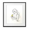 Sydney Artist Leni Kae The Canary Song Framed Example