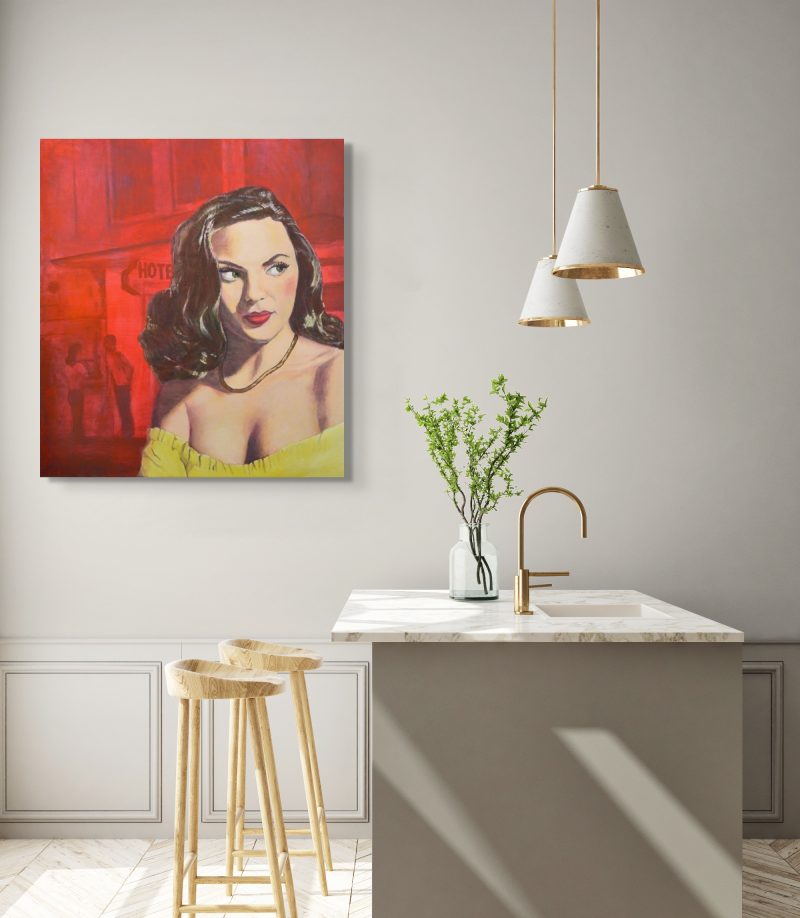 Desperado – original pulp pop art painting