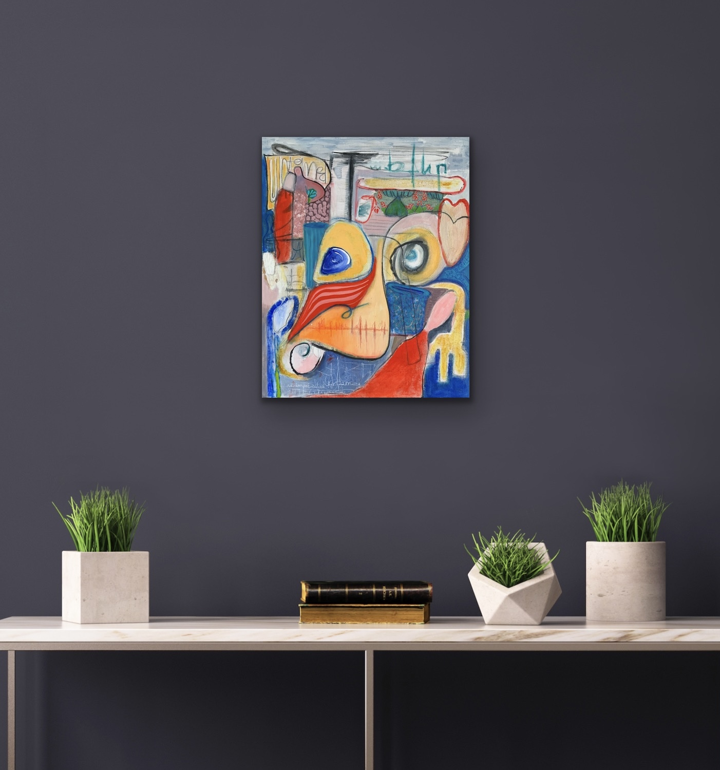 Untamed No1 Insitu Purple Wall