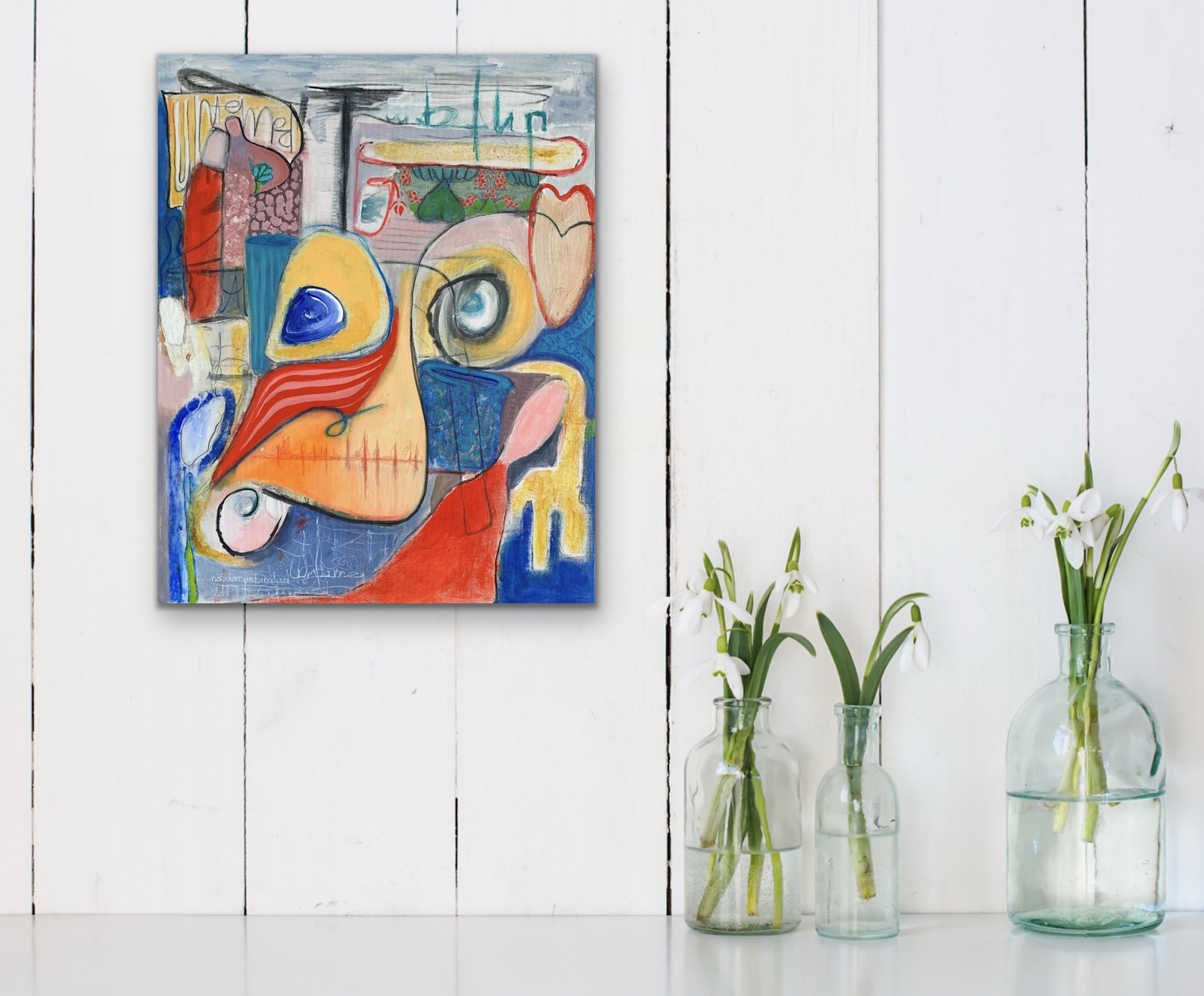 Untamed No1 Insitu White Wall