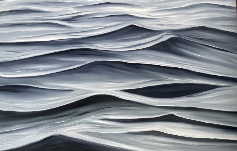 Commission monochrome oceanscape