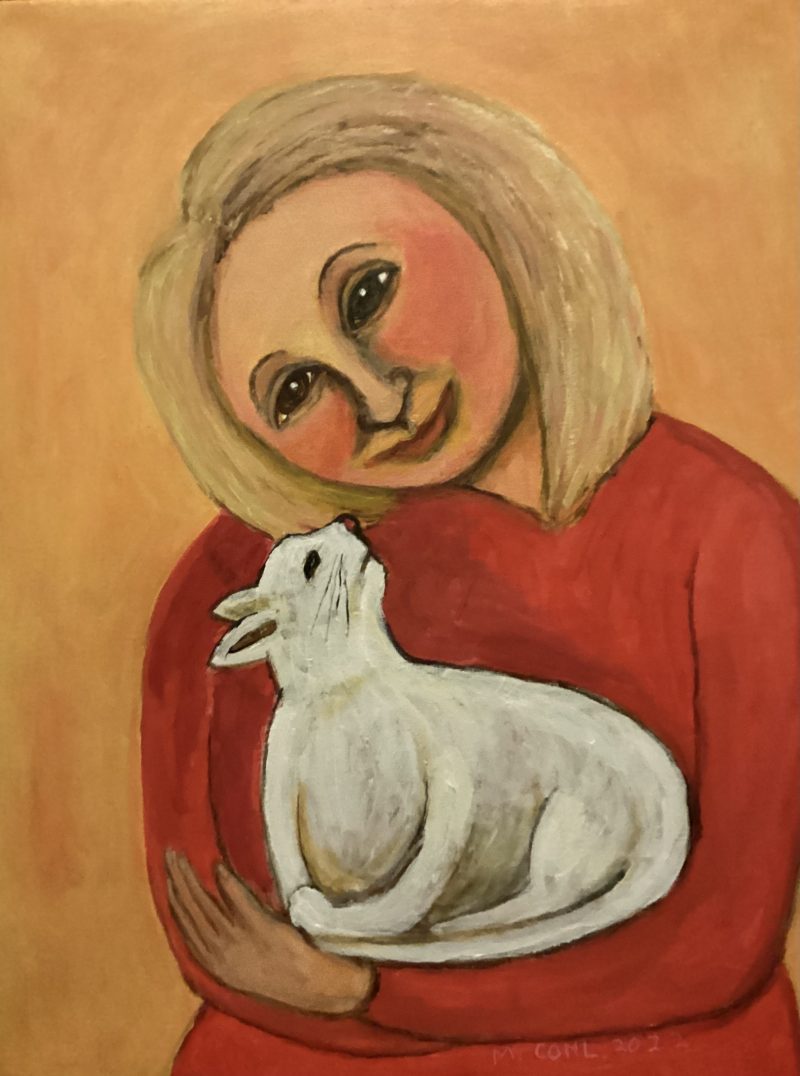 Lucy and Pat  ( the cat )