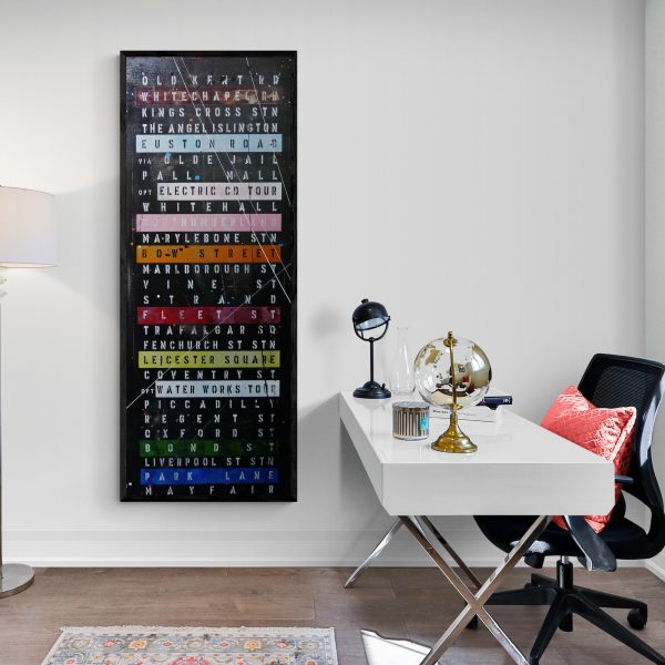 Home Office Interior With Large Desk