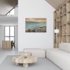 Lyn Graham Three Hummock Island Oil On Linen 60 X 90 In Situ Bookcase