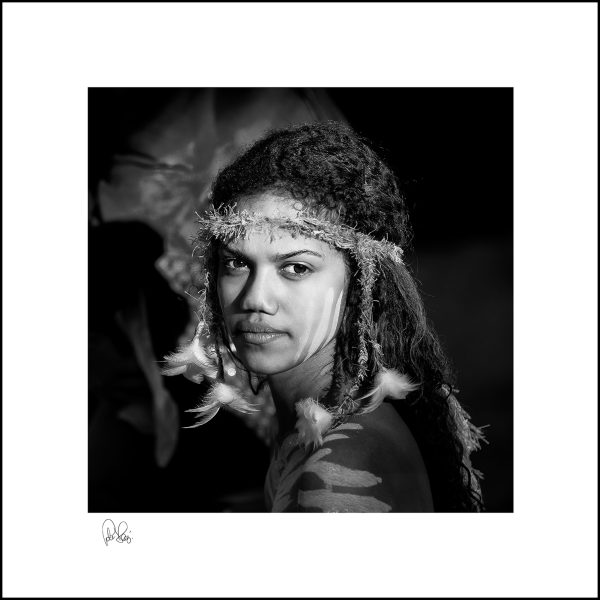 Pj 018.1 Traditional Dancer.bw.75x75cm