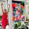 Sarah Jane Artist Celebrates Colour Colour Crush Vibrant Abstract Painting