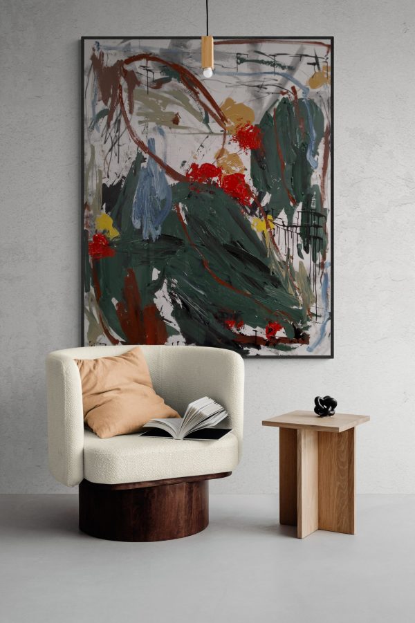 Stylish Armchair And Side Table