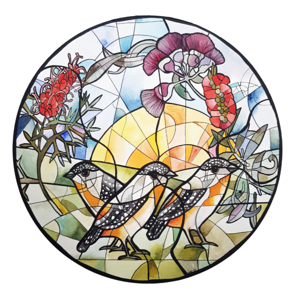 Sunset Trio By Nicola Cowie