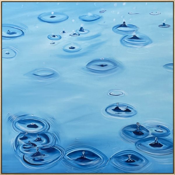 Alanah Jarvis Water Therapy Painting Framed